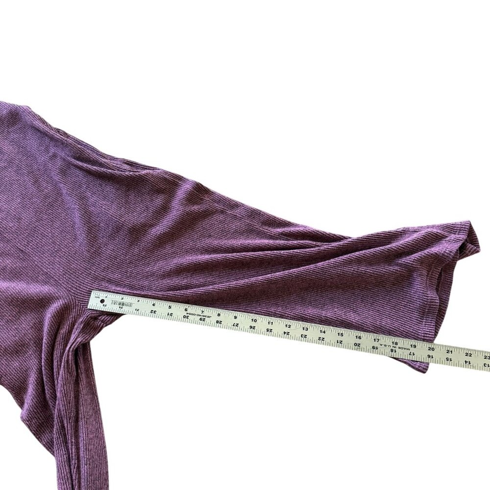 Koolaburra By UGG Womens XS Purple Ribbed Knit Sleeveless Jumpsuit With Button F - Picture 3 of 6